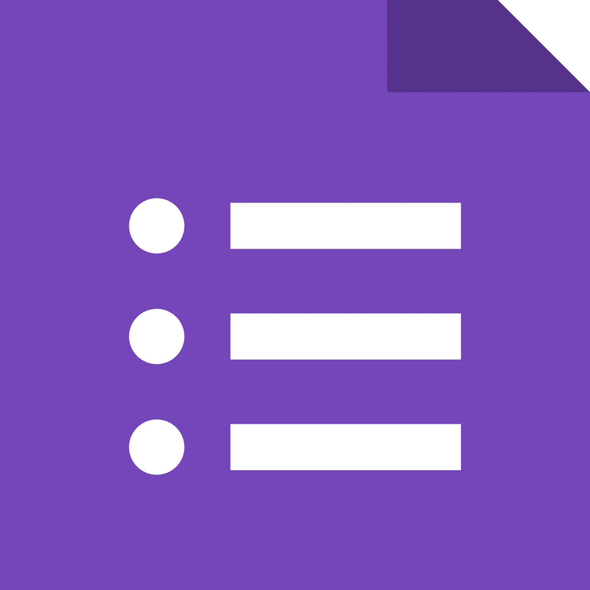 Google Forms logo