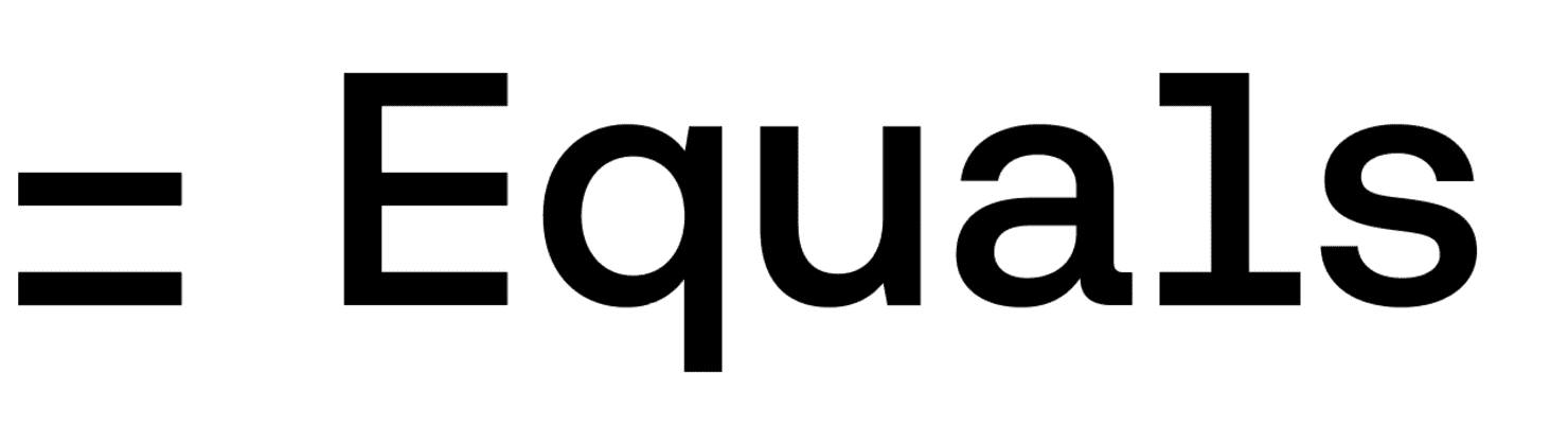 Equals logo